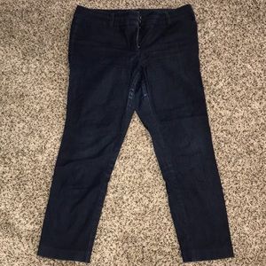 High rise Stretch dark jeans!